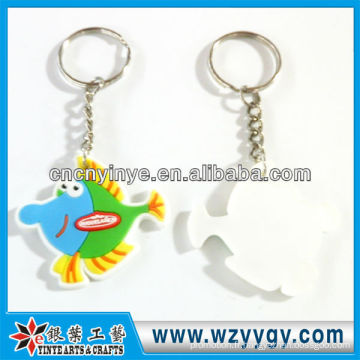 Cartoon Fish Soft Pvc Keychain / porte-clés